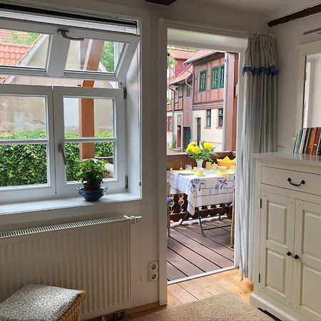 Mittelalterdomizil 1 Apartment เควดลินบวร์ก ภายนอก รูปภาพ