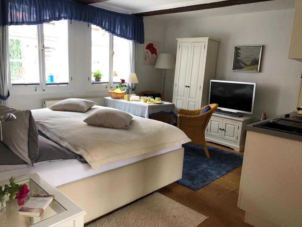 Mittelalterdomizil 1 Apartment เควดลินบวร์ก ภายนอก รูปภาพ