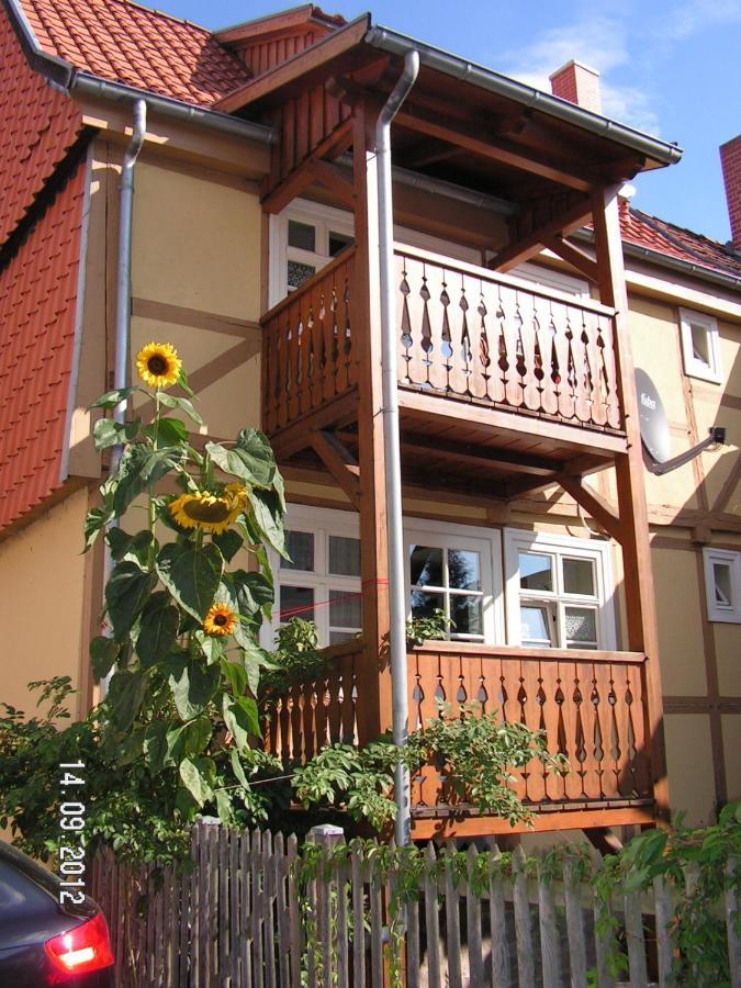 Mittelalterdomizil 1 Apartment เควดลินบวร์ก ภายนอก รูปภาพ